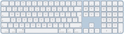 【美品】Magic Keyboard with Touch ID A2520 Apple Magic Keyboard Touch IDテンキー付A2520 Apple Magic Keyboard
